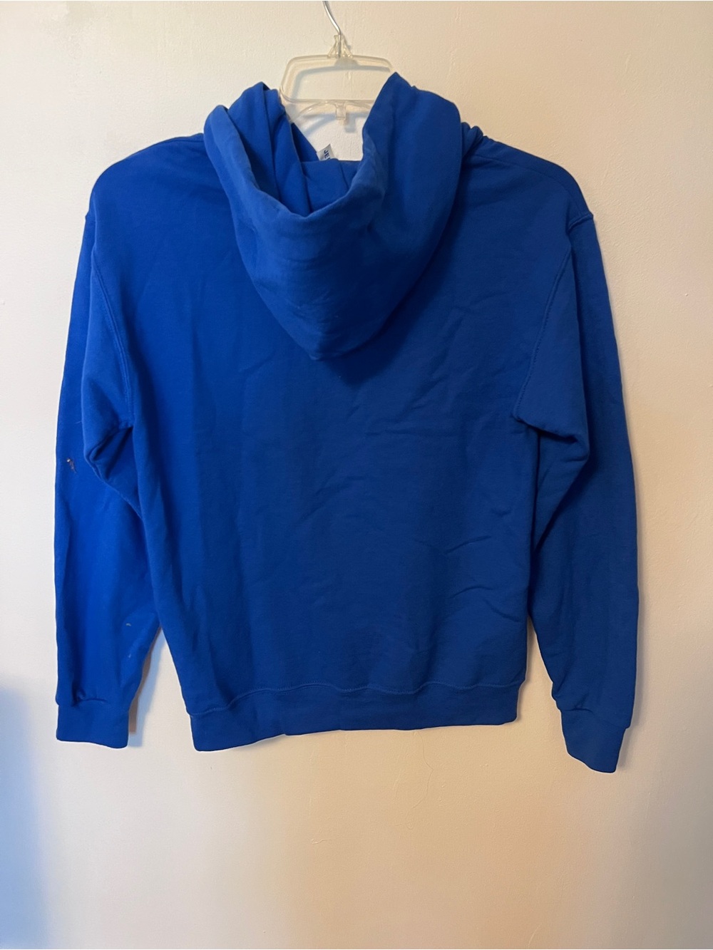 Classic Yamaha Racing Men's Blue Pullover Hoodie - Picture 3 of 3